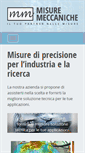 Mobile Screenshot of misuremeccaniche.it